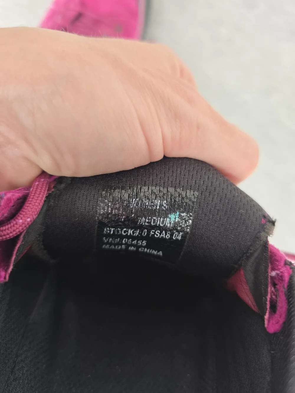 L.L. Bean Women's Size 7 Magenta Suede Lace-Up Sneakers - Picture 11 of 11